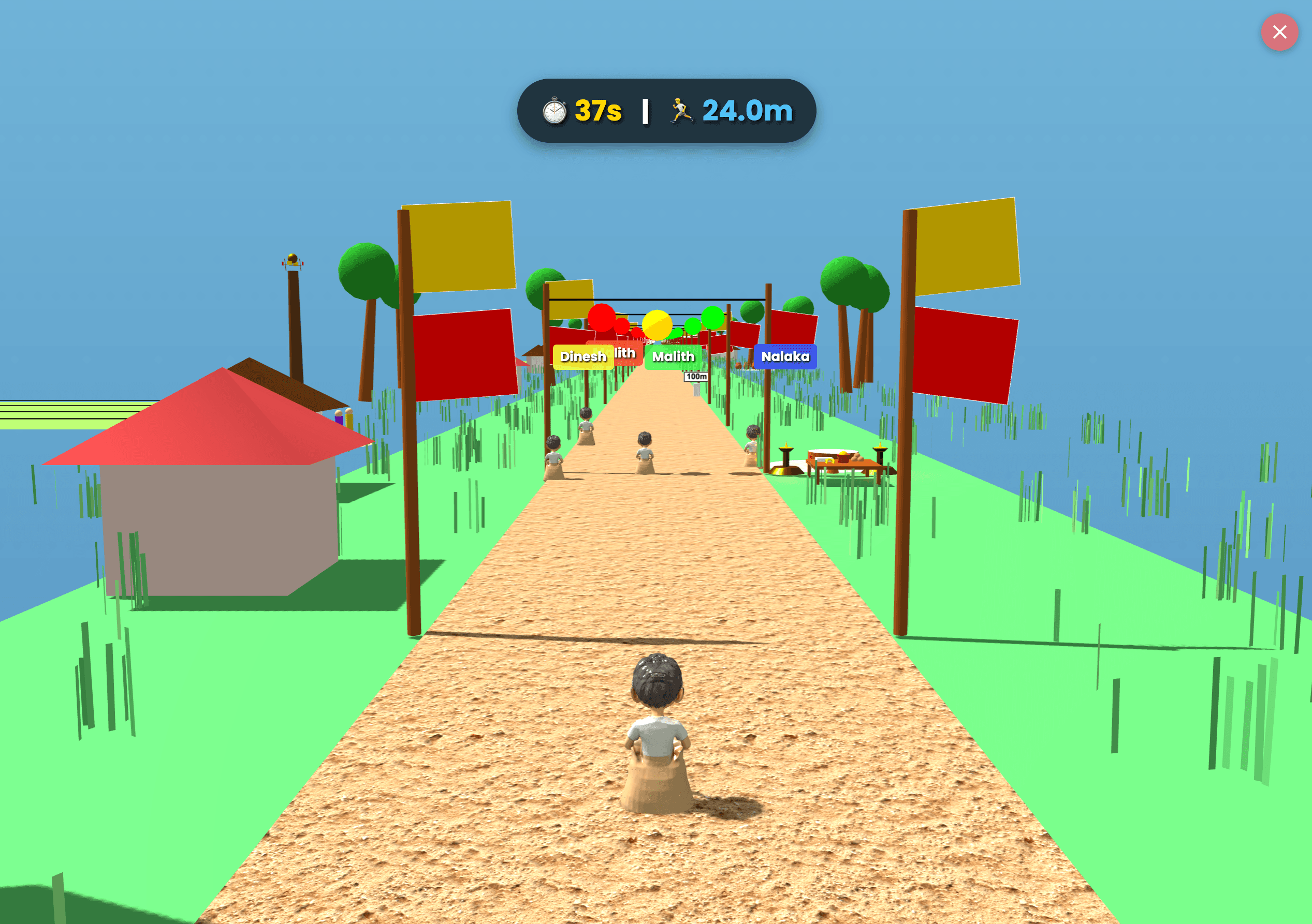 Sinhala Avurudu Sack Race Game